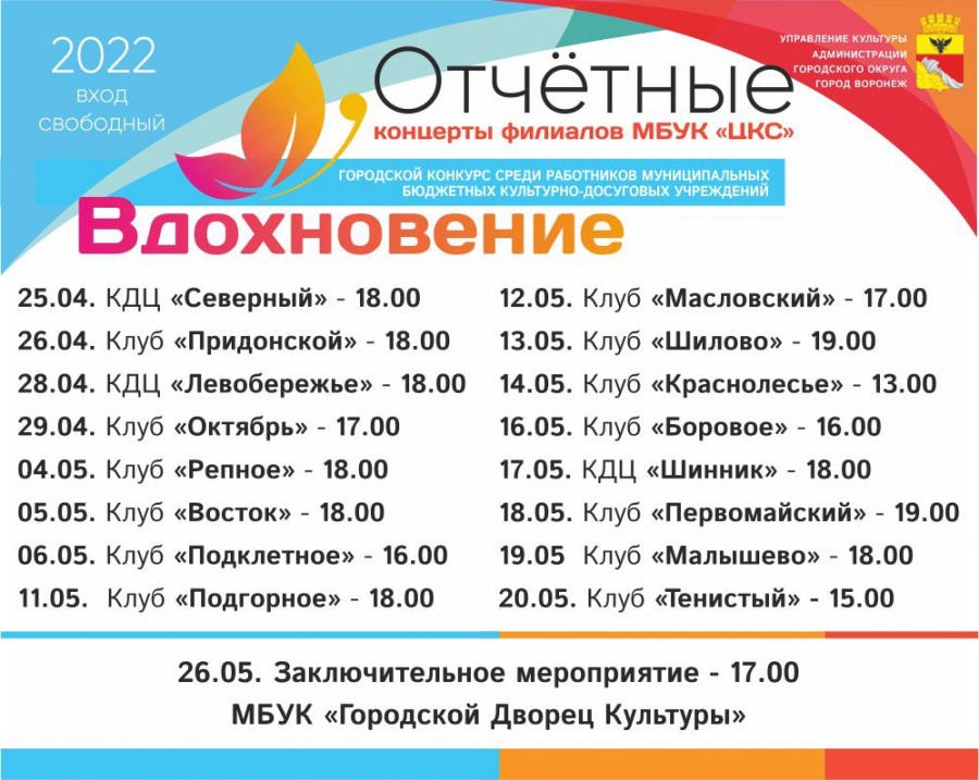 Пора отчётных концертов! Пора отчётных концертов!